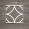 Ekena Millwork Small Crosby Decorative Fretwork Wall Panels in Architectural Grade PVC, 11 3/8"W x 11 3/8"H x 3/8"T WALP12X12CRO - alternate 5